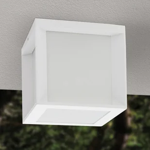 ORION Kinkiet zewnętrzny Henry, 16x16x16cm, biały - Lampy ogrodowe - miniaturka - grafika 2