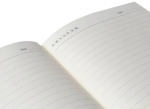 OPUS Notes Notatnik biurowy miękki w linię zamykany O.NOTE Praha 207 x 145 mm A5) granatowy NOTEPPRAHAHSL128RULNAVY - Notesy i bloczki - miniaturka - grafika 2