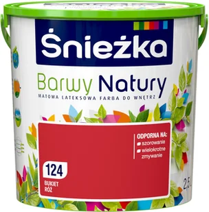 Śnieżka Barwy Natury Bukiet Róż 124 2,5L - Farby zewnętrzne - miniaturka - grafika 4