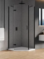 Kabiny prysznicowe - New Trendy NEW AZURA BLACK P 90x90 K-0668 - miniaturka - grafika 1