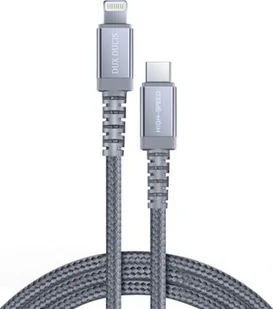 Dux Ducis Dux Ducis Space MFI kabel USB-C Lightning 1m 3A GREY ducis_20191213165516 - Kable USB - miniaturka - grafika 2