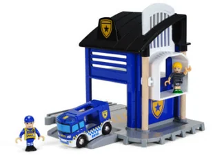 Brio Polizeistation mit Einsatzfahrzeug 33813 - Samochody i pojazdy dla dzieci - miniaturka - grafika 2