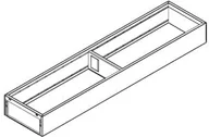 Meble modułowe i akcesoria - Blum AMBIA-LINE stalowa rama do szuflad standardowych, NL=500 mm, szer. 100 mm ZC7S500RS1 - miniaturka - grafika 1