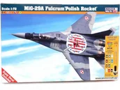 Modele do sklejania - MIG 29A Fulcrum Polish Rocket, 1:72 - miniaturka - grafika 1