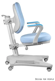 Unique-Meble Krzesło obrotowe GABBY niebieskie dziecięce, do biurka - Krzesła obrotowe dla dzieci - miniaturka - grafika 8