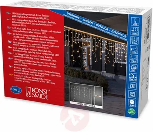 KonstSmide Zasłona LED, zestaw rozsz., 24 V, 100-pkt - Oświetlenie świąteczne - miniaturka - grafika 4