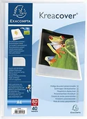 Koszulki na dokumenty - Exacompta teczka prezentacyjna Krea Cover polipropylenu, A4 21 x 29.7 cm 40 koszulek, kryształ 5748E - miniaturka - grafika 1