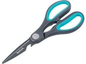 Pozostałe akcesoria kuchenne - Tefal Nożyce kuchenne w kolorze szaro-turkusowym - dł. 21 cm - miniaturka - grafika 1