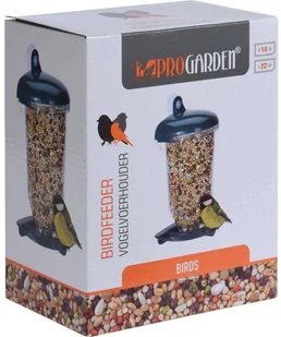 ProGarden Karmnik dla PTAKÓW budka domek na karmę ziarno na okno szybę z przyssawką 480163 - Karmniki dla ptaków - miniaturka - grafika 2