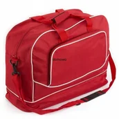 Torby sportowe - TORBA SPORTOWA FITNESS PODRÓŻNA z miejscem na buty czerwona - miniaturka - grafika 1