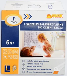Stomil Sanok USZCZELKA DO OKIEN I DRZWI EPDM TYP P BIAŁA 6M 76751 ZYSKAJ RABAT 30 ZŁ 76751 - Akcesoria do okien - miniaturka - grafika 2