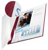 Artykuły biurowe - Leitz 74150028 teczka do wiązania impressBIND, Soft Cover, A4, 14 MM, 10 sztuk, bordo 74150028 - miniaturka - grafika 1