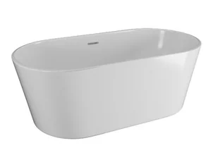 Polimat Uzo Wanna wolnostojąca 160x80 cm biała 00221 - Wanny - miniaturka - grafika 2