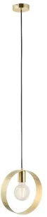 Endon LAMPA wisząca HOOP 90454 Endon metalowa OPRAWA okrągły ZWIS modernistyczny nikiel 90454 - Lampy sufitowe - miniaturka - grafika 6