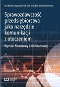 Biznes - Sprawozdawczość przedsiębiorstwa jako narzędzie komunikacji z otoczeniem Używana - miniaturka - grafika 1