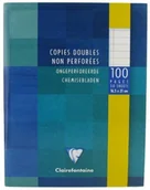 Notesy i bloczki - Clairefontaine 583 °C 16,5 x 21 cm z podszewką i krawędzi SPA podwójne kolano  biały (Pack 50 arkuszy) 583C - miniaturka - grafika 1