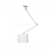 Lampy sufitowe - Redlux MADISON C lampa sufitowa biała chrom 230V E27 42W R12479) Rendl - miniaturka - grafika 1