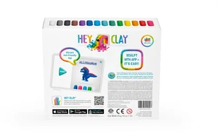 TM Toys Hey Clay Mega Dinos Masa plastyczna Ciastolina - Masy plastyczne - miniaturka - grafika 12