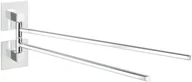 Wieszaki łazienkowe - Wenko Podwójny wieszak na ręczniki QUADRO Turbo-Loc 23852100 - miniaturka - grafika 1