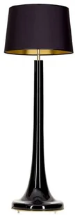4concepts Stojąca LAMPA podłogowa ZURICH BLACK L213222259 abażurowa OPRAWA do salonu biała czarna L213222259 - Lampy stojące - miniaturka - grafika 3