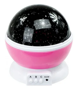 Lampka nocna projektor gwiazd 2w1 USB niebieska - Projektory dla dzieci - miniaturka - grafika 10