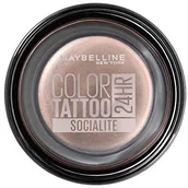 Cienie do powiek - Maybelline Eye Studio Color Tattoo 24 HR 150 Socialite 4ml - miniaturka - grafika 1