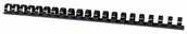 Akcesoria do laminatorów - OFFICE PRODUCTS Grzbiety do bindowania OFFICE PRODUCTS A4 19mm 165 kartek 100 szt. czarne 20241915-05 - miniaturka - grafika 1