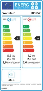 WARMTEC Klimatyzator przenośny Warmtec KP52W o mocy 5,2 kW + Wi-Fi 5 funkcji chłodzenie osuszanie wentylacja ogrzewanie oczyszczanie Chł001416 - Klimatyzatory - miniaturka - grafika 7