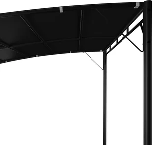 vidaXL Zadaszenie ogrodowe, 3 x 3 x 2,25 m, antracytowe - Pawilony ogrodowe - miniaturka - grafika 6