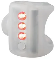 Lampki rowerowe - Knog oświetlenie LED Gekko z tyłu, przezroczysta KLG02 - miniaturka - grafika 1