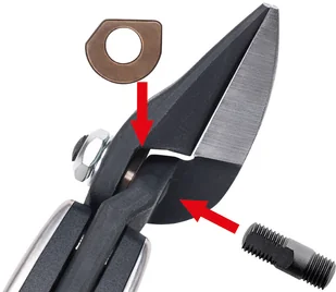 Erdi nożyce ręczne dźwigniowe uniwersalne wzmocnione lewe do blachy Ideal Bessey [D39ASSL] D39ASSL - Nożyce i noże - miniaturka - grafika 4