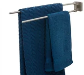 Wieszaki łazienkowe - Tiger Onu Wieszak dwuramienny stal szczotkowana 13187.3.09.46 - miniaturka - grafika 1