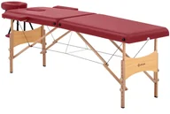 Stoły i łóżka do masażu - Physa Składany stół do masażu TOULOUSE RED czerwony - miniaturka - grafika 1