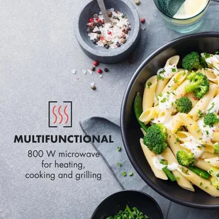 Klarstein DSM4-Retro MWO20-B - Kuchenki mikrofalowe do zabudowy - miniaturka - grafika 4