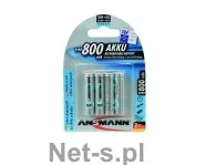 Ansmann ANSMANN Mignon maxE wstępnie naładowany akumulator AA NiMH o niskim samowyładowaniu 4-szt. paczka 5035042 - Ładowarki i akumulatory - miniaturka - grafika 2