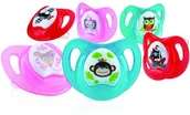 Smoczki uspokajające - Nuby Nuby Komfortowy smoczek ortodontyczny 0-6m ID5840SOSN - miniaturka - grafika 1