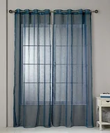 Zasłony - RIOMA rioma Jerez Niebieski 12 zasłona z oczkami zasłona, 140 x 270 cm 99990000262 - miniaturka - grafika 1