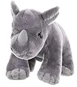 Maskotki i pluszaki - Wild Republic pluszowy nosorożec Baby Cuddlekiny, pluszowe zwierzątko, 20 cm 10846 - miniaturka - grafika 1