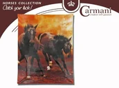 Akcesoria jeździeckie - Sagrado Carmani Talerz dekoracyjny 20 x 28cm wzór 1 - 198-6013 - miniaturka - grafika 1