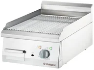 Piece, kotły  i płyty grzejne gastronomiczne - Stalgast Płyta grillowa elektryczna ryflowana - miniaturka - grafika 1