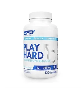 SFD nutrition Play Hard Testosterone Booster 120tabs - Witaminy i minerały dla sportowców - miniaturka - grafika 2