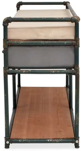 vidaXL Ławka z miejscem do przechowywania i poduszką, 107,5x34,5x59 cm vidaXL - Ławki do przedpokoju - miniaturka - grafika 4