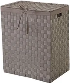 Kosze na bieliznę - Compactor ran6895 kosz na pranie, kolekcjonerów Tex, pokrywa i wyściółka wewnętrzna, 38 x 25 x 60 cm, szary RAN6895 - miniaturka - grafika 1