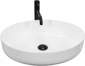 Umywalki - Rea Umywalka nablatowa Queen White U1223 - miniaturka - grafika 1