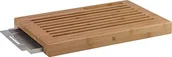 Deski do krojenia - WMF Deska do krojenia Deska do krojenia chleba z miską na okruchy 44 x 27 x 4,8 cm bambus kształt siatki delikatny dla ostrza 1892014500 - miniaturka - grafika 1
