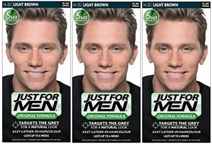 Just for Men farba do włosów, szampon do pielęgnacji farby JFM-H25 LIGHT BROWN - Szampony do włosów - miniaturka - grafika 2