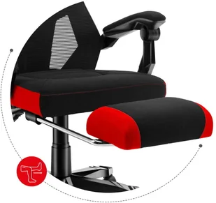 huzaro Fotel Combat 3.0 HZ-Combat 3.0 Red - Fotele gamingowe - miniaturka - grafika 13