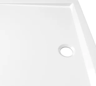 vidaXL Brodzik Brodzik prysznicowy prostokątny ABS czarny 80x110 cm - Brodziki prysznicowe - miniaturka - grafika 12
