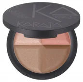 Bronzery i konturowanie twarzy - Karaja Karaja - Contour Quad Nude Face Powder - Paleta do konturowania twarzy i oczu - 20 KARKI20 - miniaturka - grafika 1