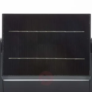 Lampenwelt com Solarny kinkiet zewnętrzny LED Sherin z czujnikiem - Lampy ogrodowe - miniaturka - grafika 5